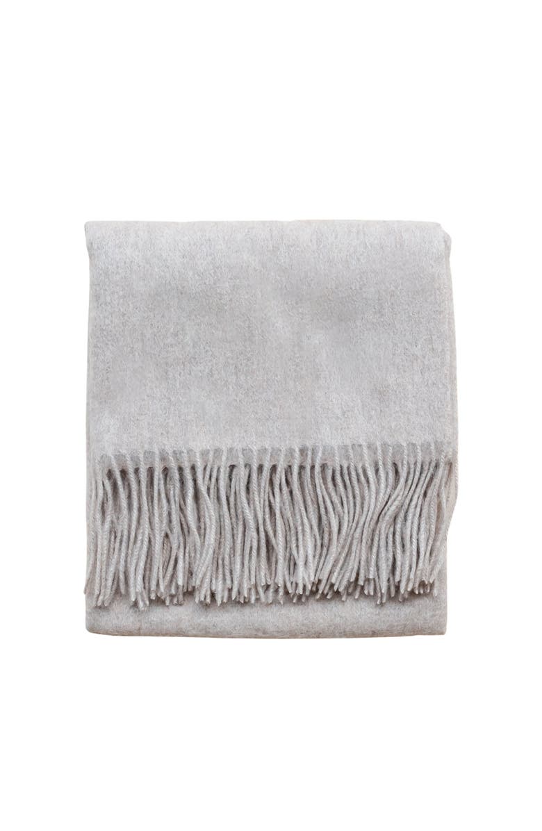 TBCo Lamsbwool Baby Blanket, Main, color, Oatmeal Melange