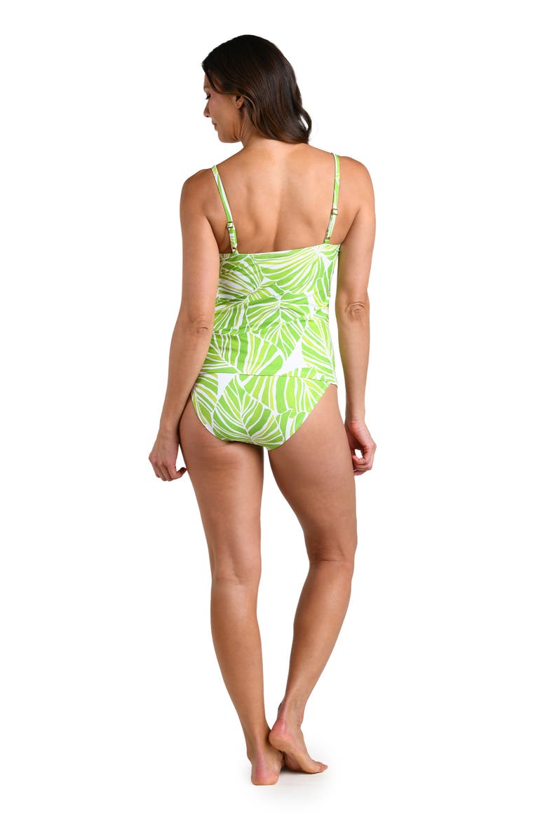 Serene Palm Tankini Top, Alternate, color, APPLE