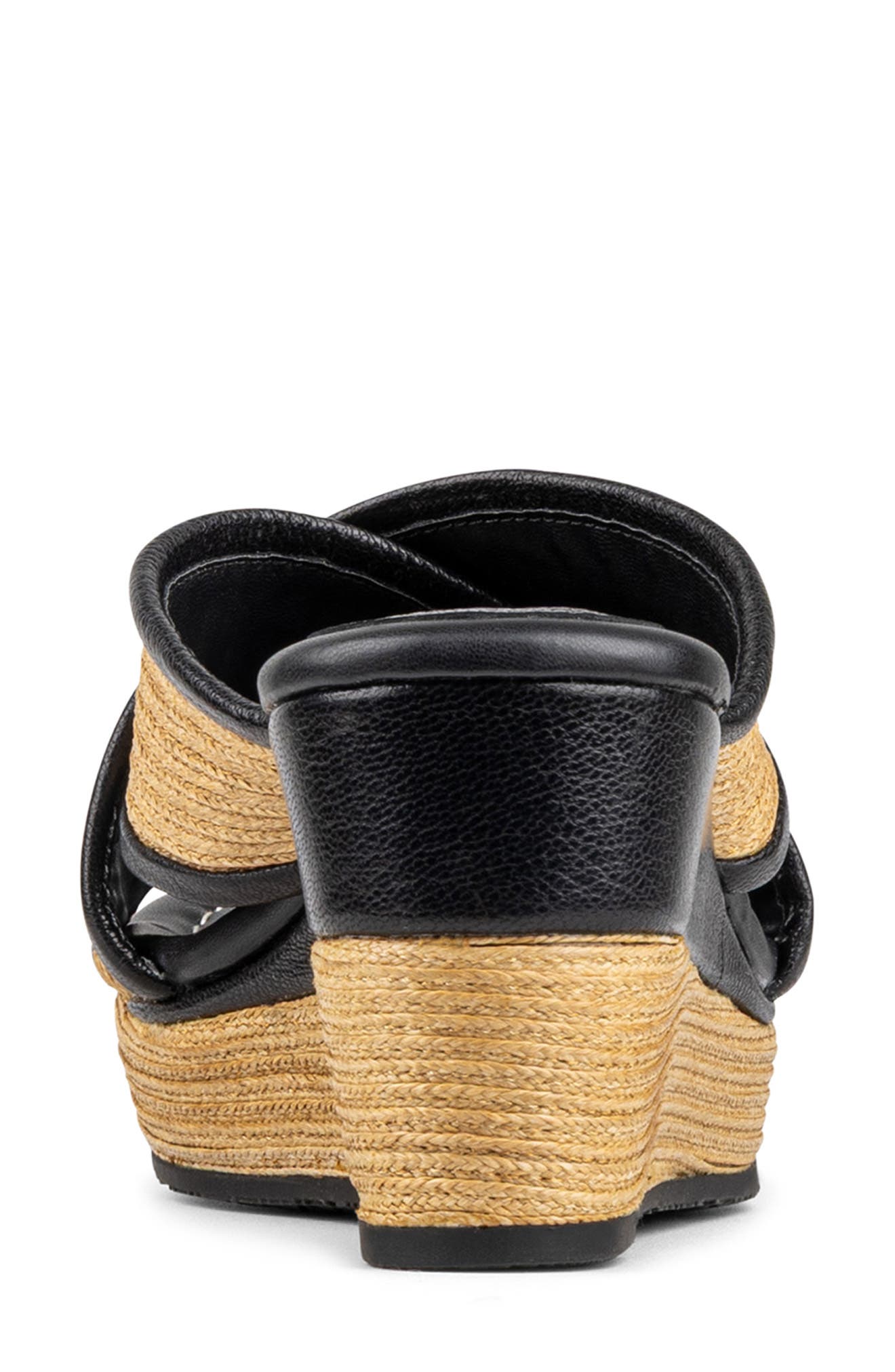 Donald Pliner Gorgina Platform Wedge Sandal, Alternate, color, Black