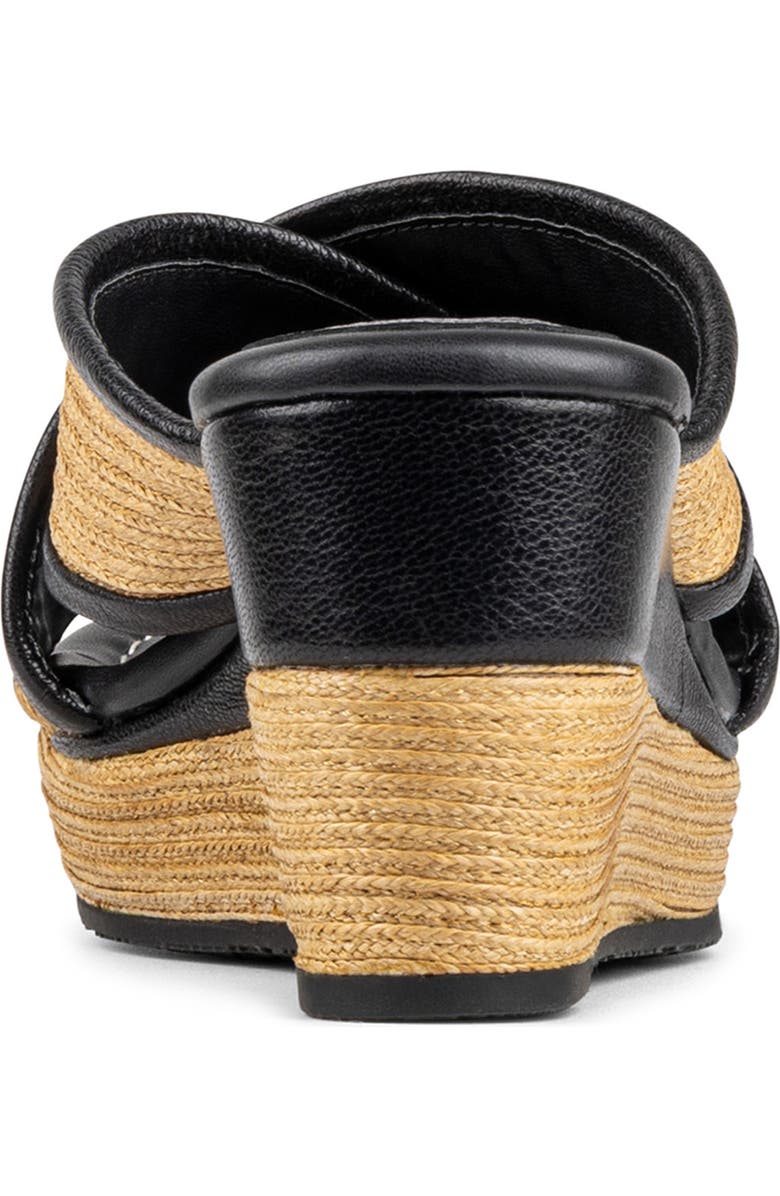 Donald Pliner Gorgina Platform Wedge Sandal, Alternate, color, Black