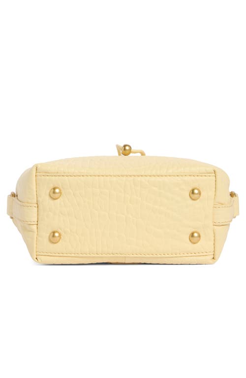 Vince Camuto Pippa Leather Bucket Bag In Yellow