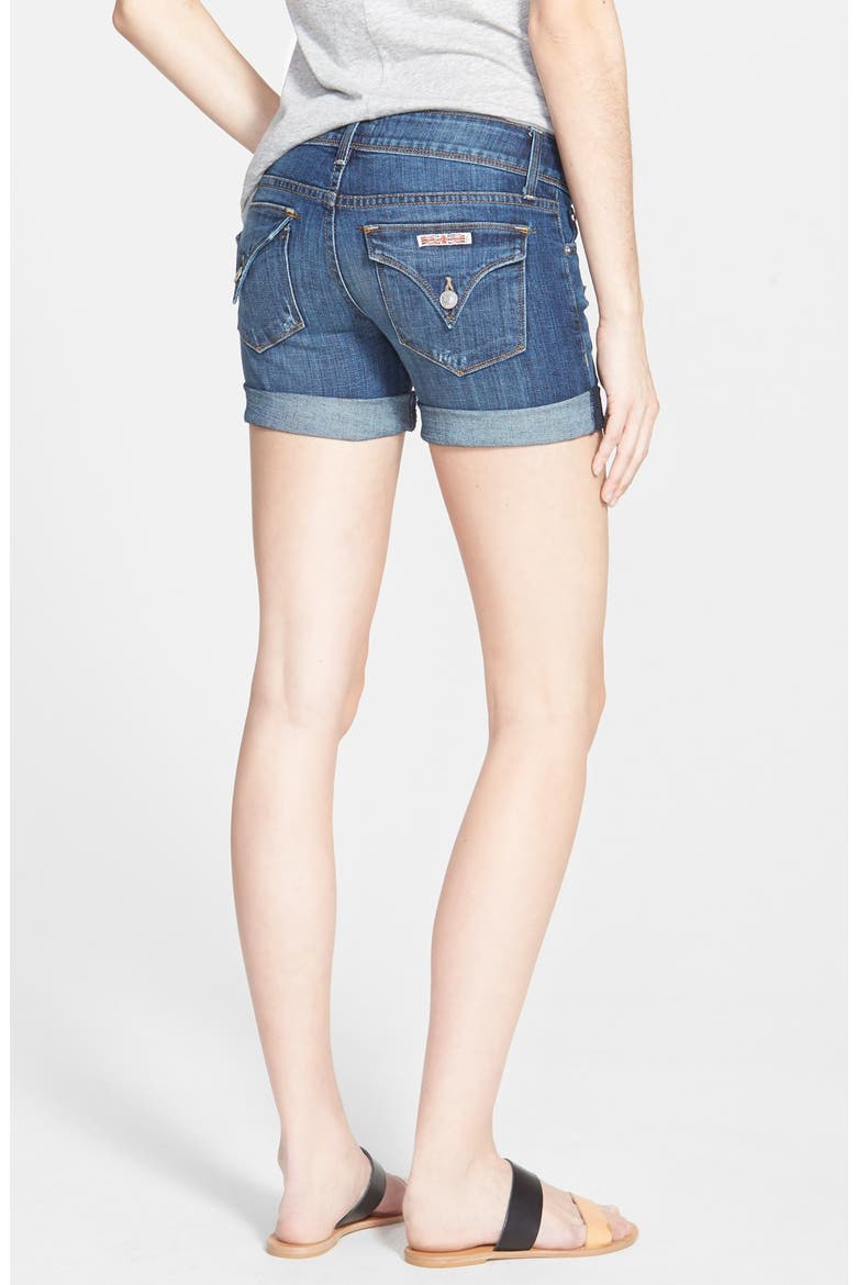 'Croxley' Cuffed Denim Shorts, Alternate, color, CONNECTION