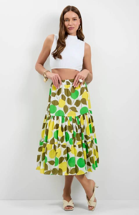 Marsay Drop Waist Midi Skirt