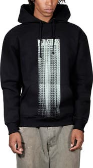 PLEASURES Blurred Logo Graphic Hoodie