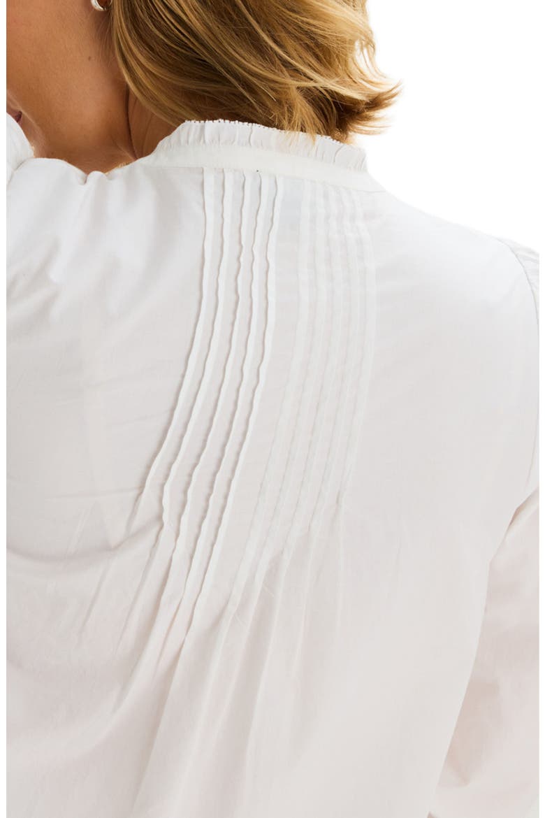 The Elise Nursing Blouse, Alternate, color, White