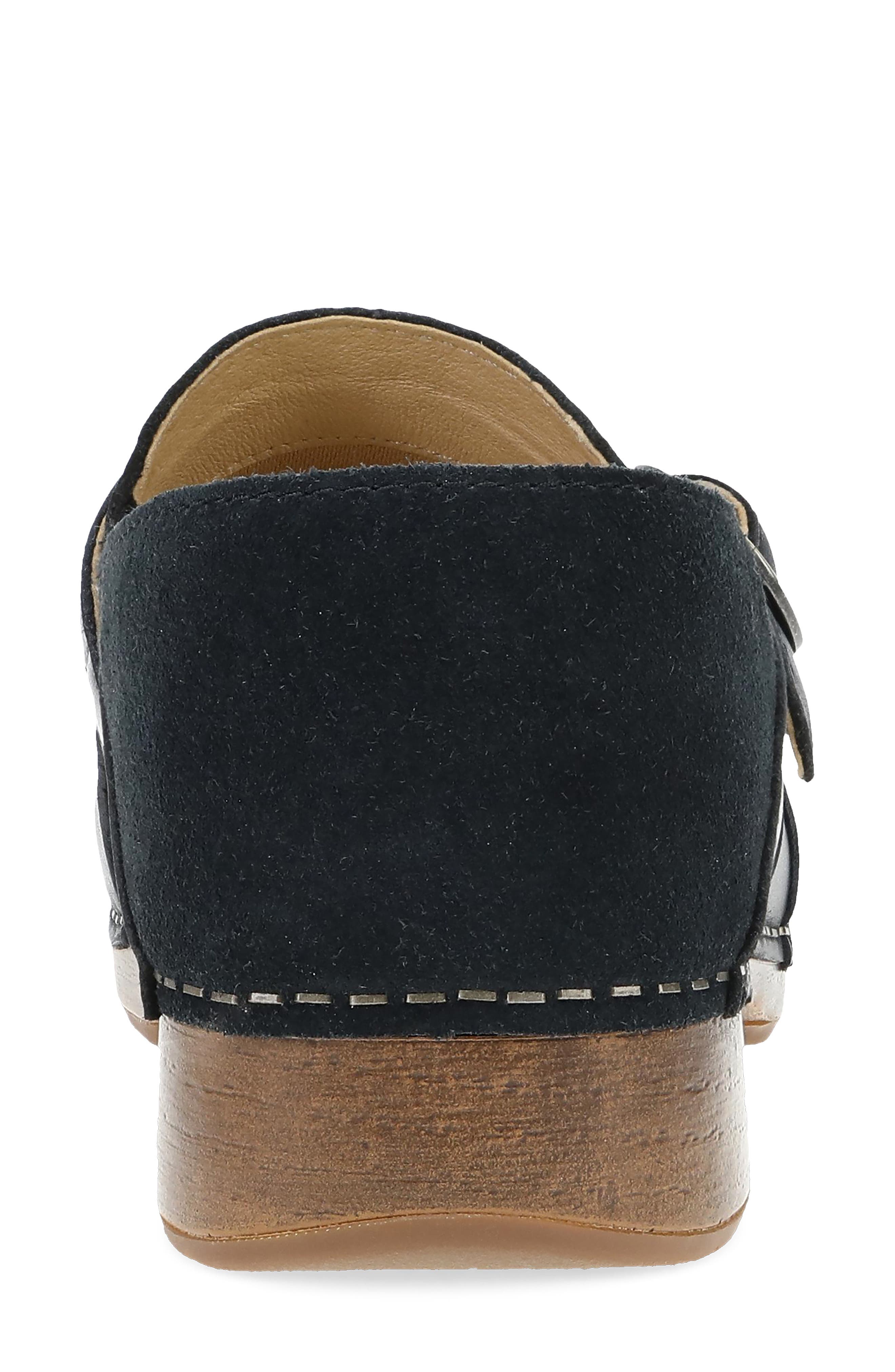 Dansko Margaret Clog, Alternate, color, Black Burnished Calf