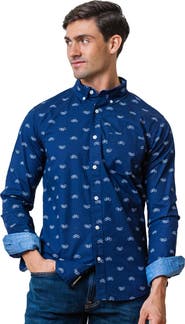 Hope & Henry Men's Organic Stretch Poplin Shirt