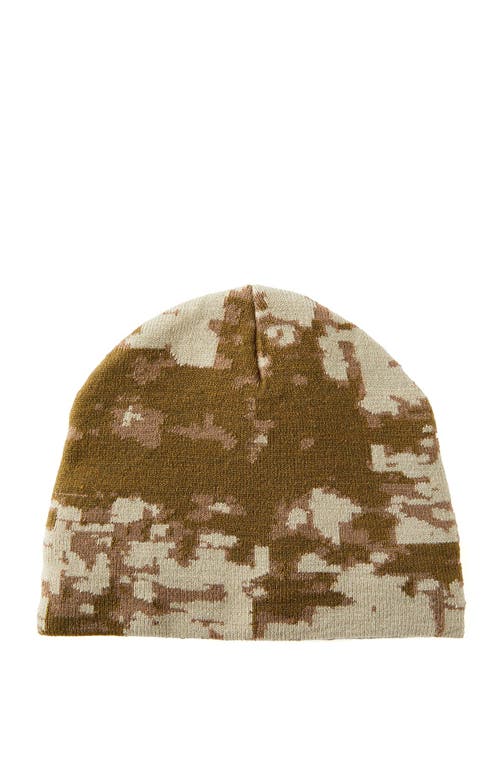 Cotton On Skull Beanie In Brown
