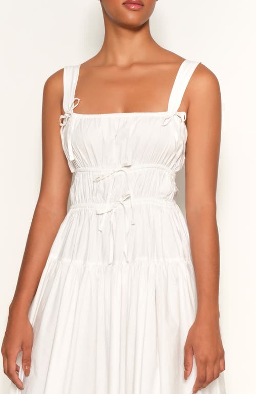 Shop The Lulo Project Bahia Tie Sleeveless Midi Dress