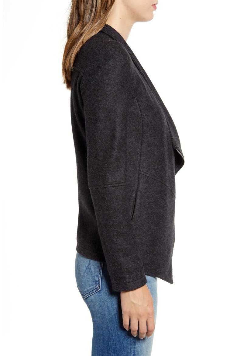 BB Dakota Brush It Off Jacket, Alternate, color, CHARCOAL