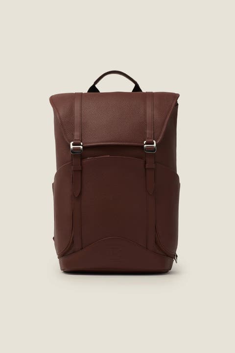 Wings Lightweight Minimalist Leather Travel Backpack