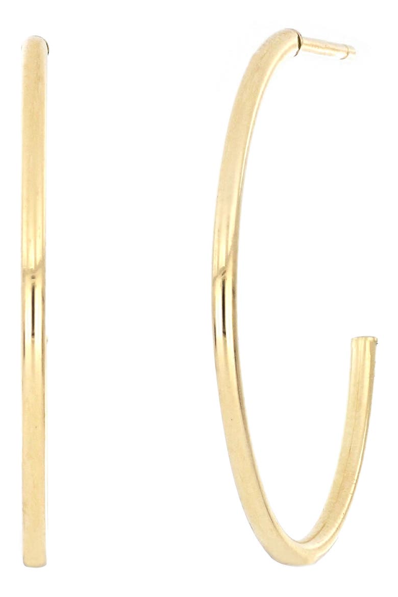14K Gold Hoop Earrings (Nordstrom Exclusive), Main, color, 14K YELLOW GOLD