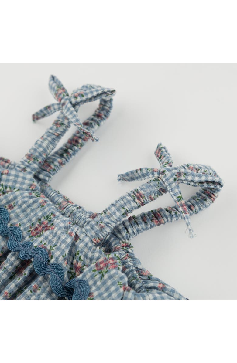 oh baby! Dahlia Harriet Romper, Alternate, color, Denim