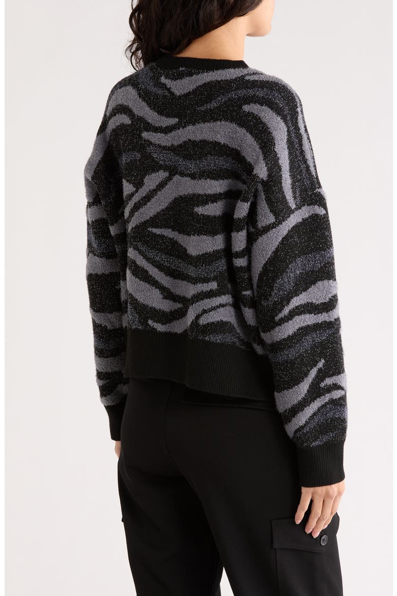 Thin Gauge Knit Sweater, Alternate, color, BLACK