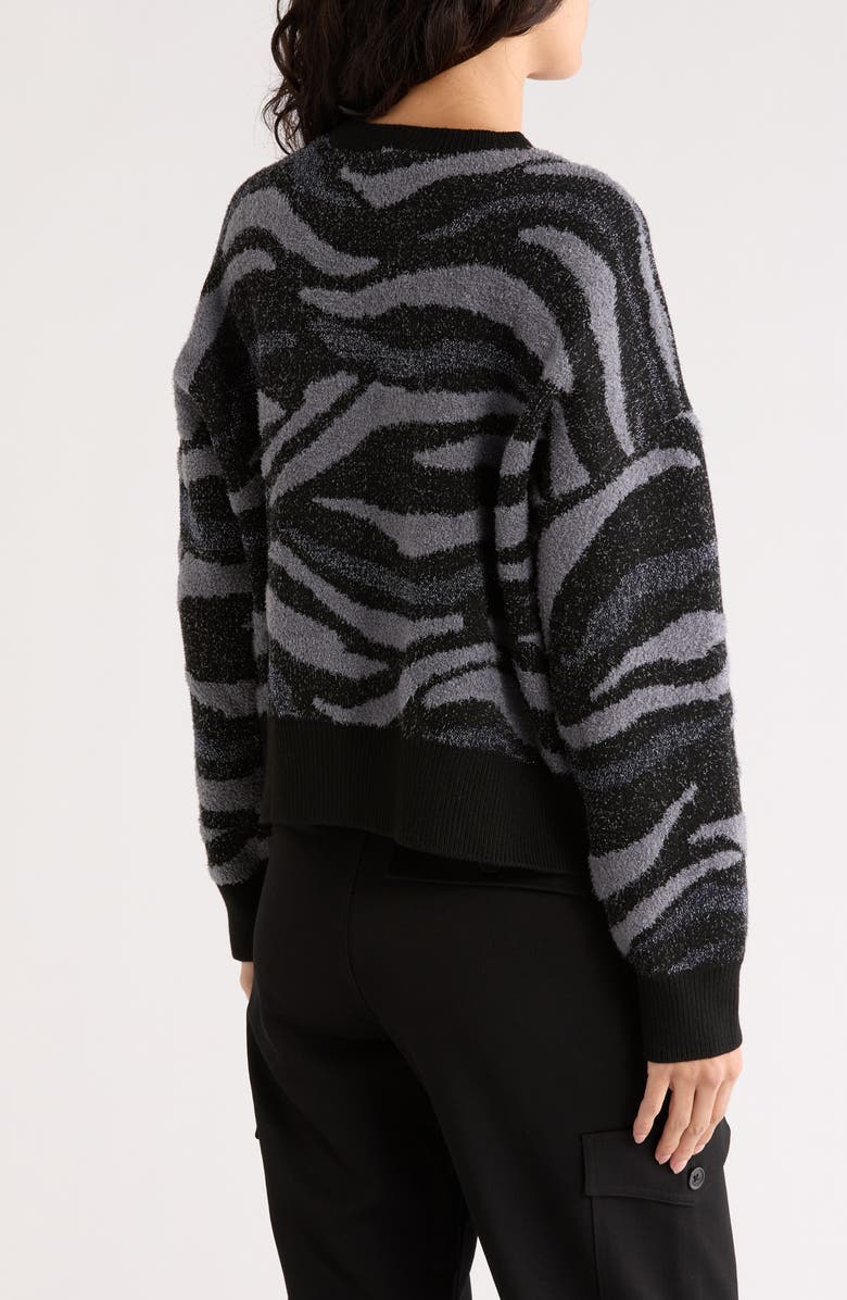 Desigual Thin Gauge Knit Sweater, Alternate, color, Black