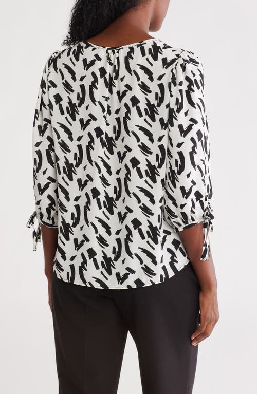 Shop Renee C V-neck Tie Sleeve Top