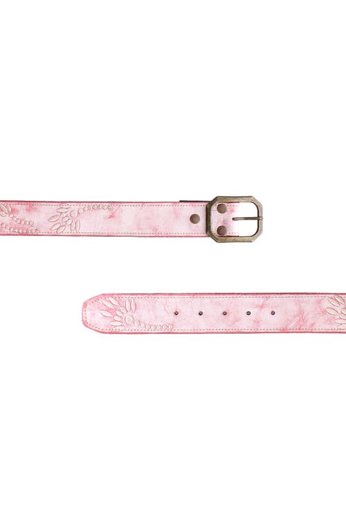 Bed Stu Mohawk Belt In Pink