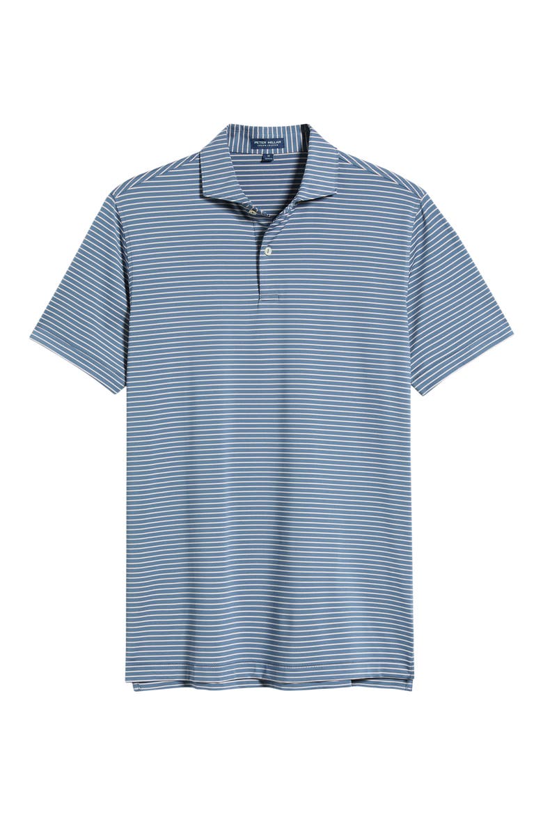 Crown Crafted Performance Jersey Polo, Alternate, color, CADET