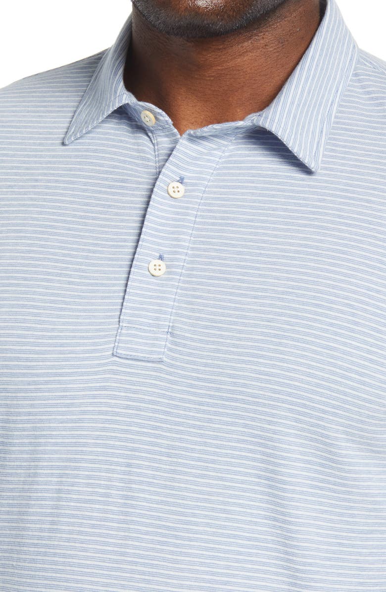 Faherty Isle Stripe Short Sleeve Polo, Alternate, color, 
