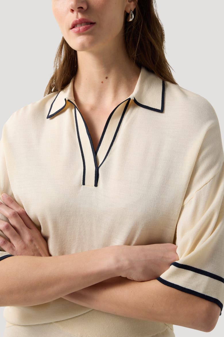 Knitted Shirt Paris, Alternate, color, Cream