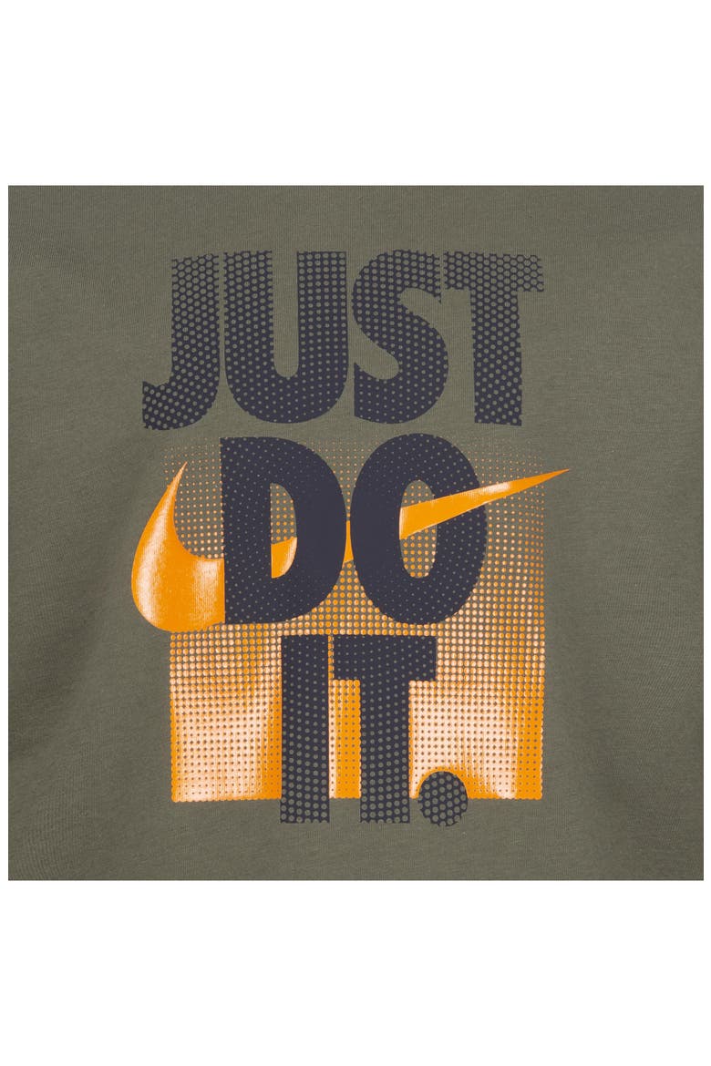 Kids' Just Do It Long Sleeve Tee & Joggers Set, Alternate, color, BLACK