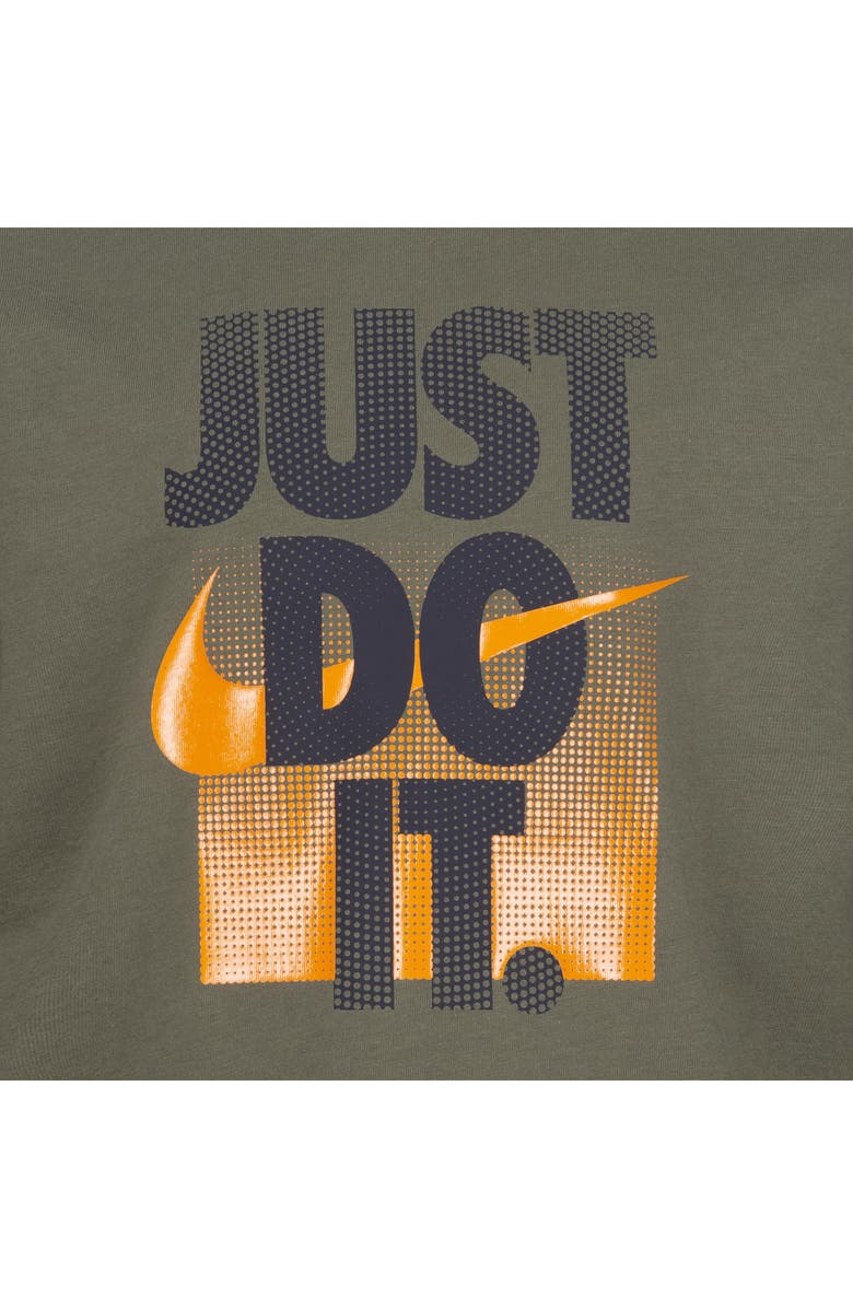 Nike Kids' Just Do It Long Sleeve Tee & Joggers Set, Alternate, color, Black