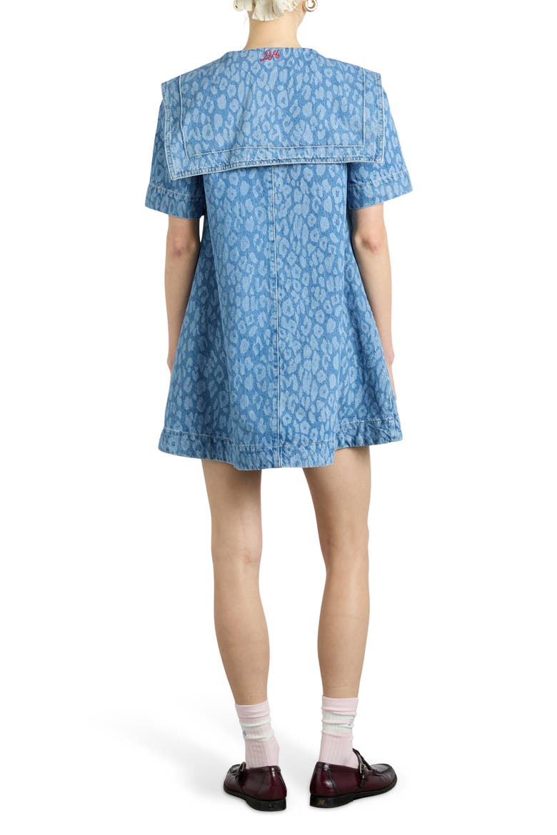 goldie dress denim indigo Goldie Denim Mini Dress