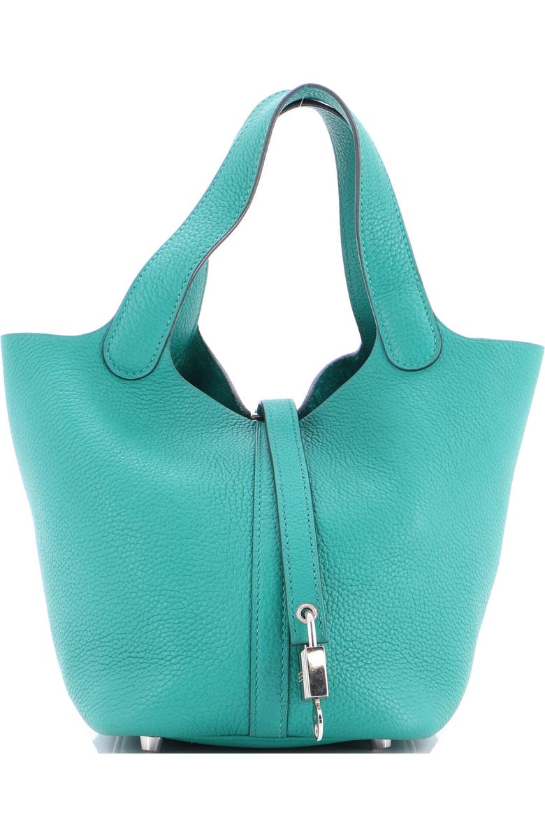 Pre-Owned Hermes Picotin Lock Bag Maurice PM, Main, color, Vert Jade