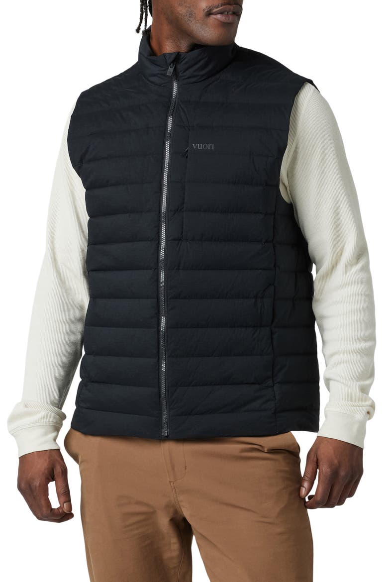 Steadfast Water Repellent Insulated Vest, Main, color, BLACK