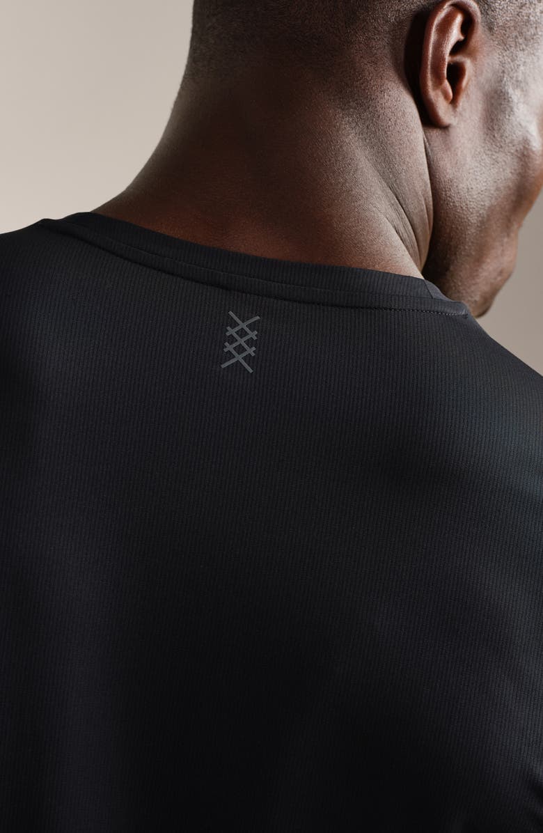Rhone Endure T-Shirt, Alternate, color, Pure Black