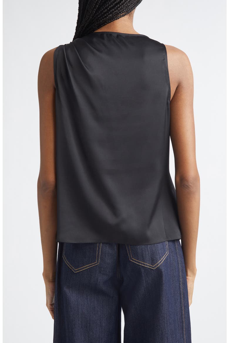 Bangle Elora Satin Top, Alternate, color, BLACK