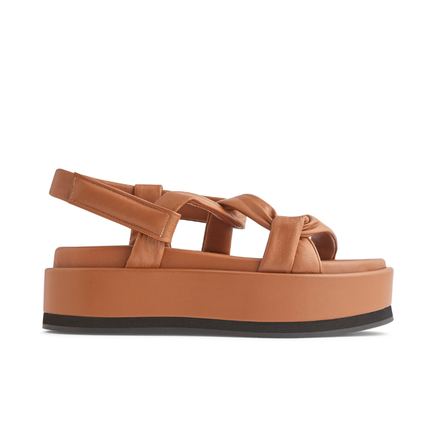 Obi Flatform, Main, color, Cognac Nappa