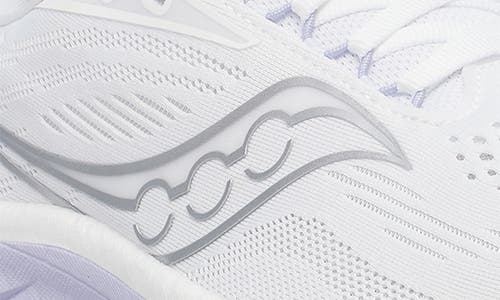 Saucony Ride 18 Running Shoe In White