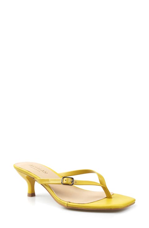 Marianna Kitten Heel Thong Sandal