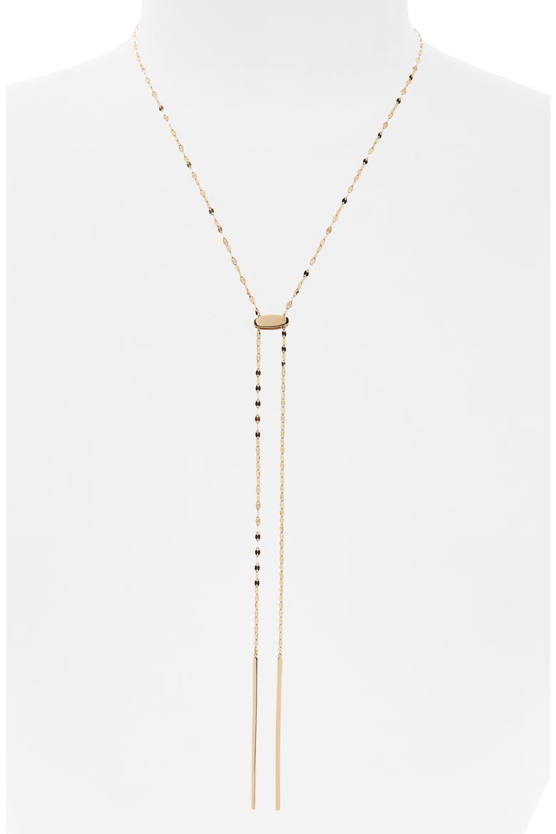 Jewelry Blake Tie Up Lariat Necklace, Alternate, color, YELLOW GOLD