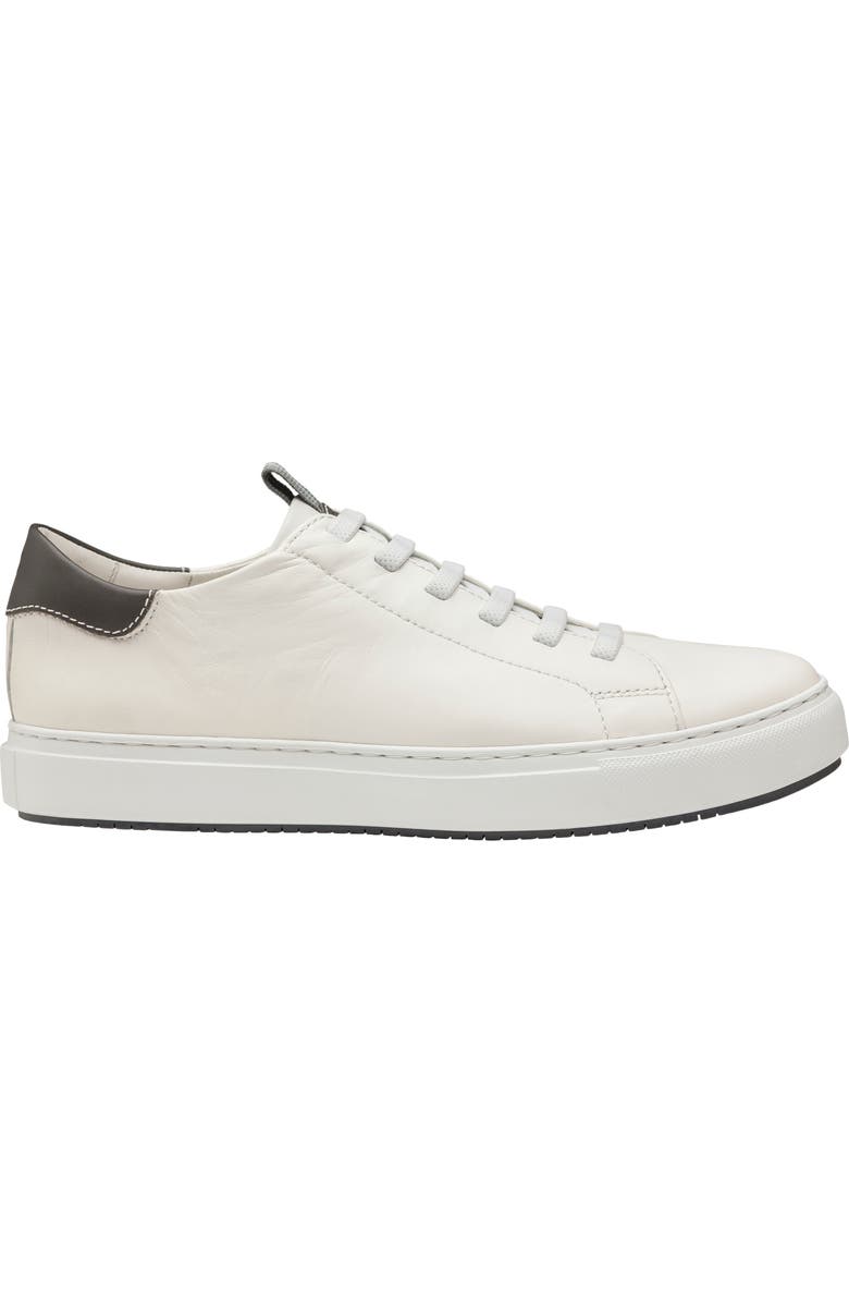 Johnston & Murphy Anson Lace to Toe Sneaker, Alternate, color, White Sheepskin