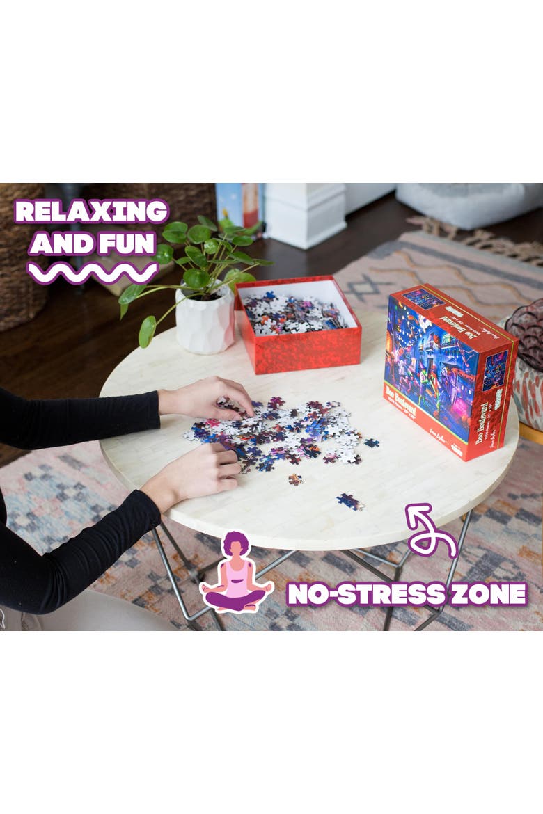 Boo Boulevard Halloween Puzzle By Tara Lesher | 1000 Piece Jigsaw Puzzle, Alternate, color, Multi-Color