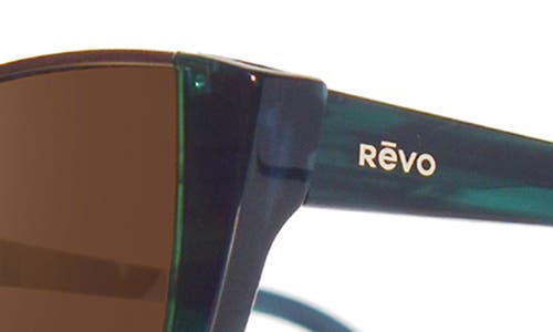 Revo Chelsea 56mm Polarized Cat Eye Sunglasses In Brown