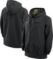 Jordan Brand Men's Jordan Brand Black Michigan Wolverines 2025 NCAA Military Appreciation Full-Snap Jacket