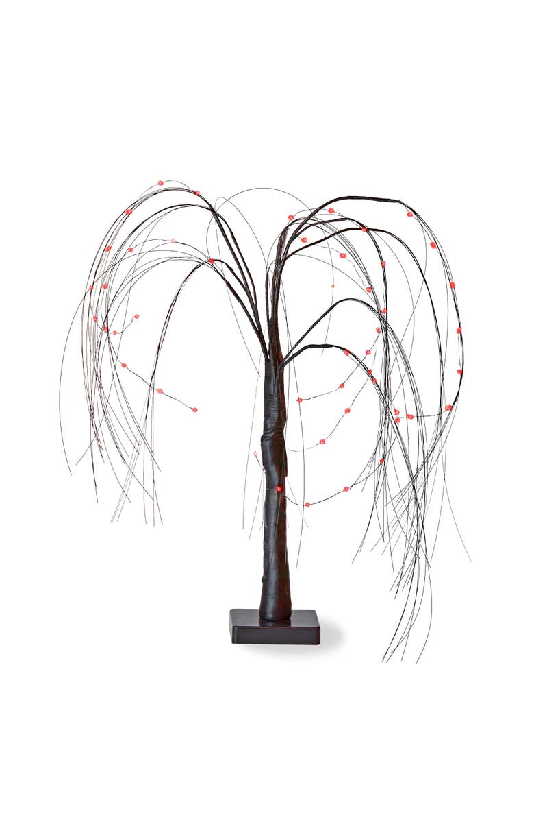 tag Spooky Weeping Willow LED Tree Decorative Sculpture Indoor, Main, color, Black