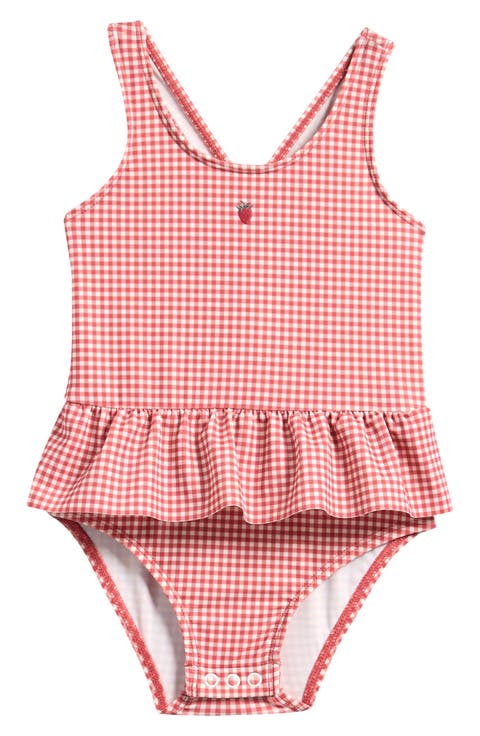 Gingham One-Piece Swimsuit (Baby)