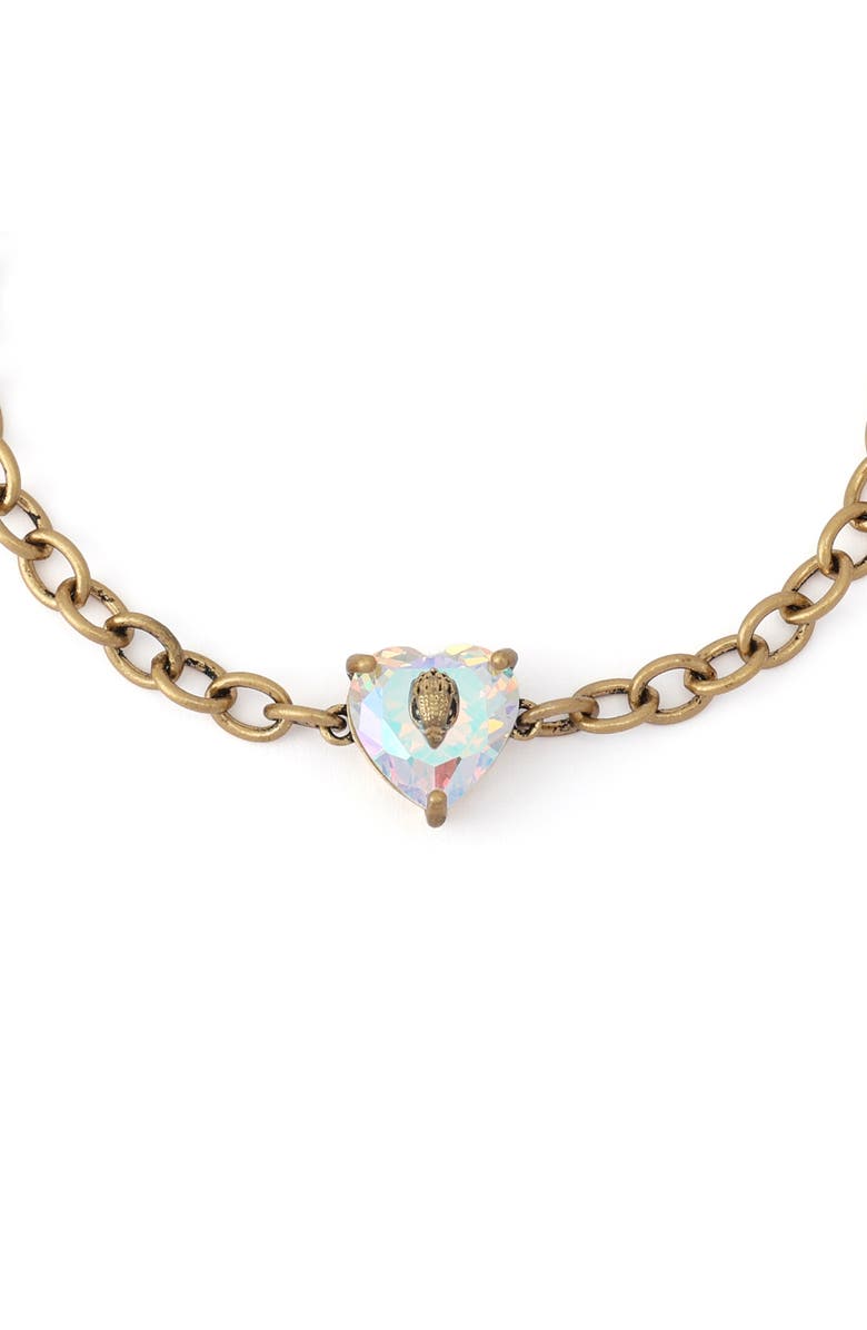 Kurt Geiger London Crystal Heart Bracelet, Alternate, color, Crystal Abalone
