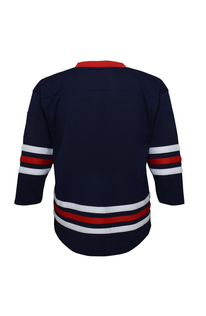 Outerstuff Infant Navy Winnipeg Jets 2021/22 Alternate Replica Jersey, Alternate, color, 