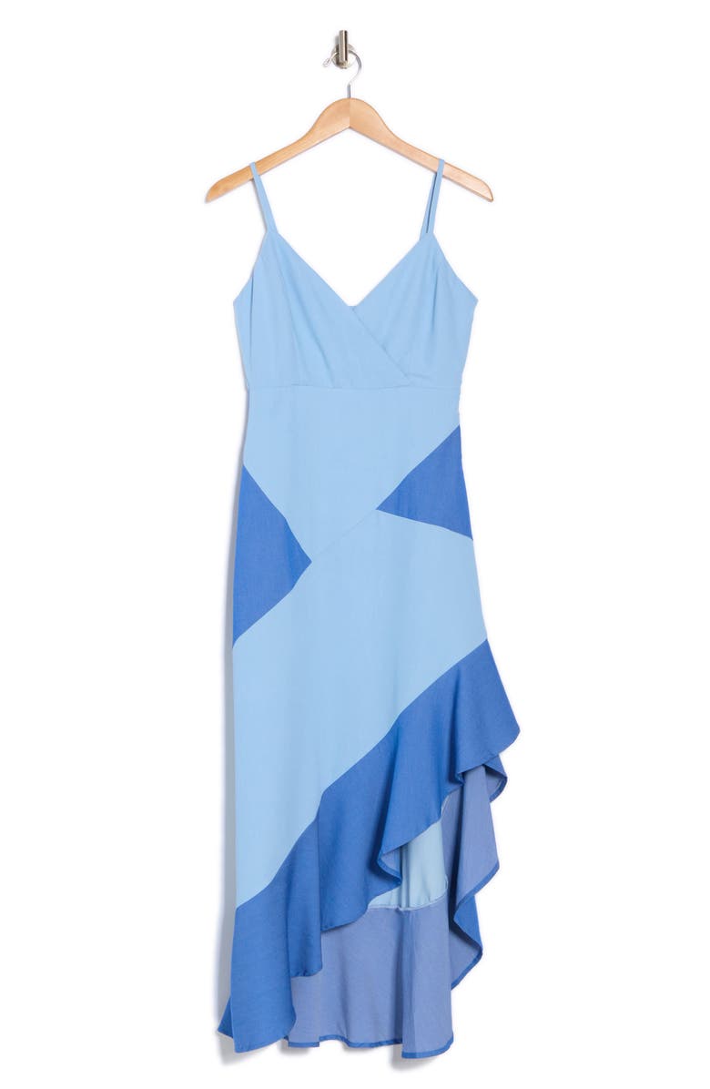 Lost + Wander State of Mind Chambray Maxi Dress, Alternate, color,