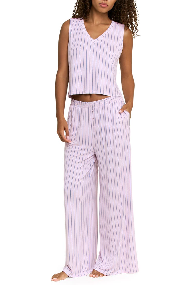All American Pajamas, Main, color, LILAC DEW PIN STRIPE