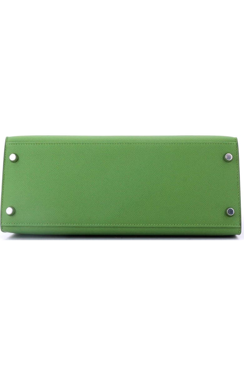 Pre-Owned Hermes Kelly Handbag Green Epsom with Palladium Hardware 28, Alternate, color, Vert Yucca