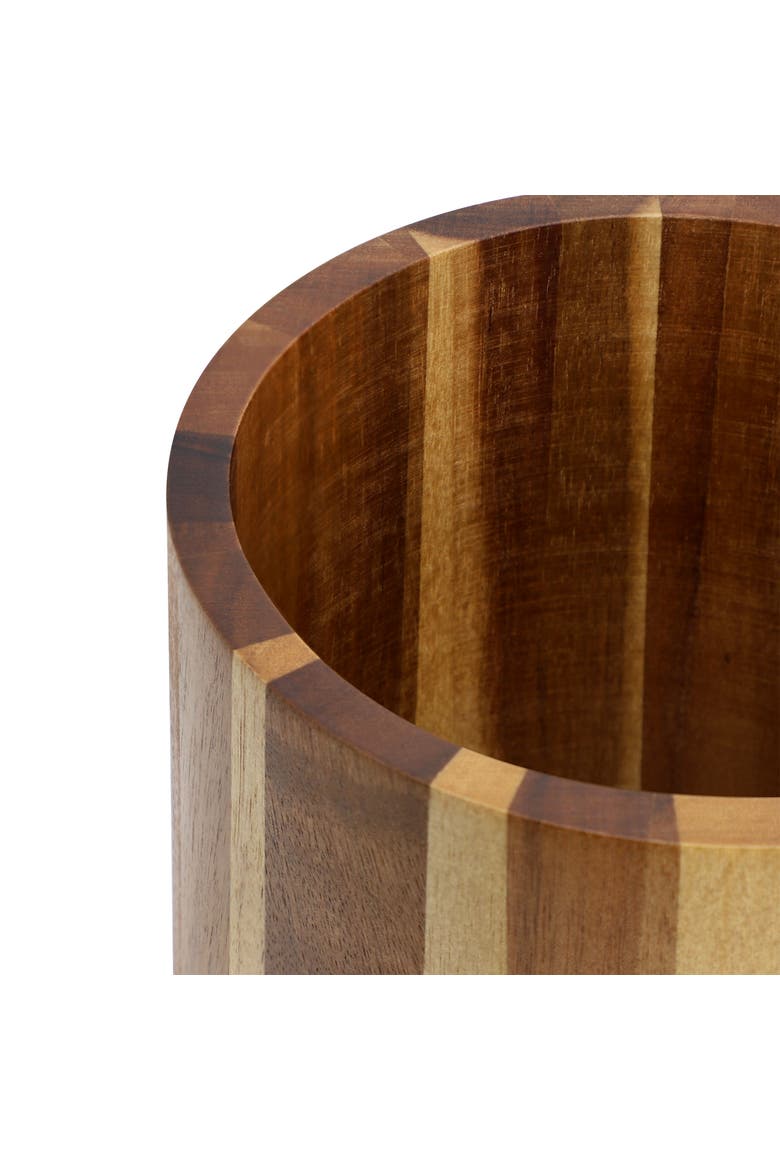 Acacia Wood 360 Rotating Utensil Holder, Alternate, color, Acacia