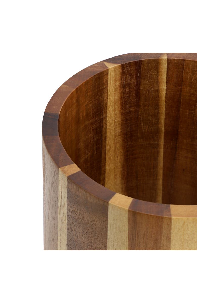 Megachef Acacia Wood 360 Rotating Utensil Holder, Alternate, color, Acacia