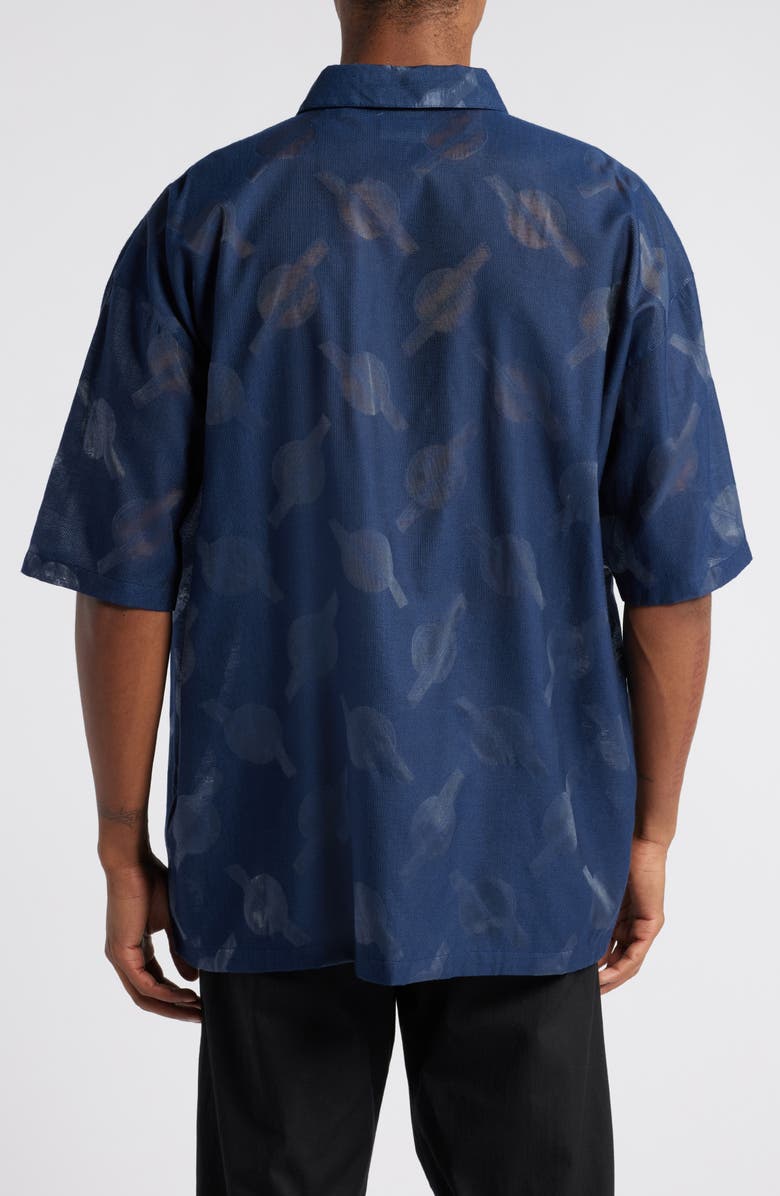DAILY PAPER Salim Relaxed Short Sleeve Button-Up Shirt, Alternate, color, 
