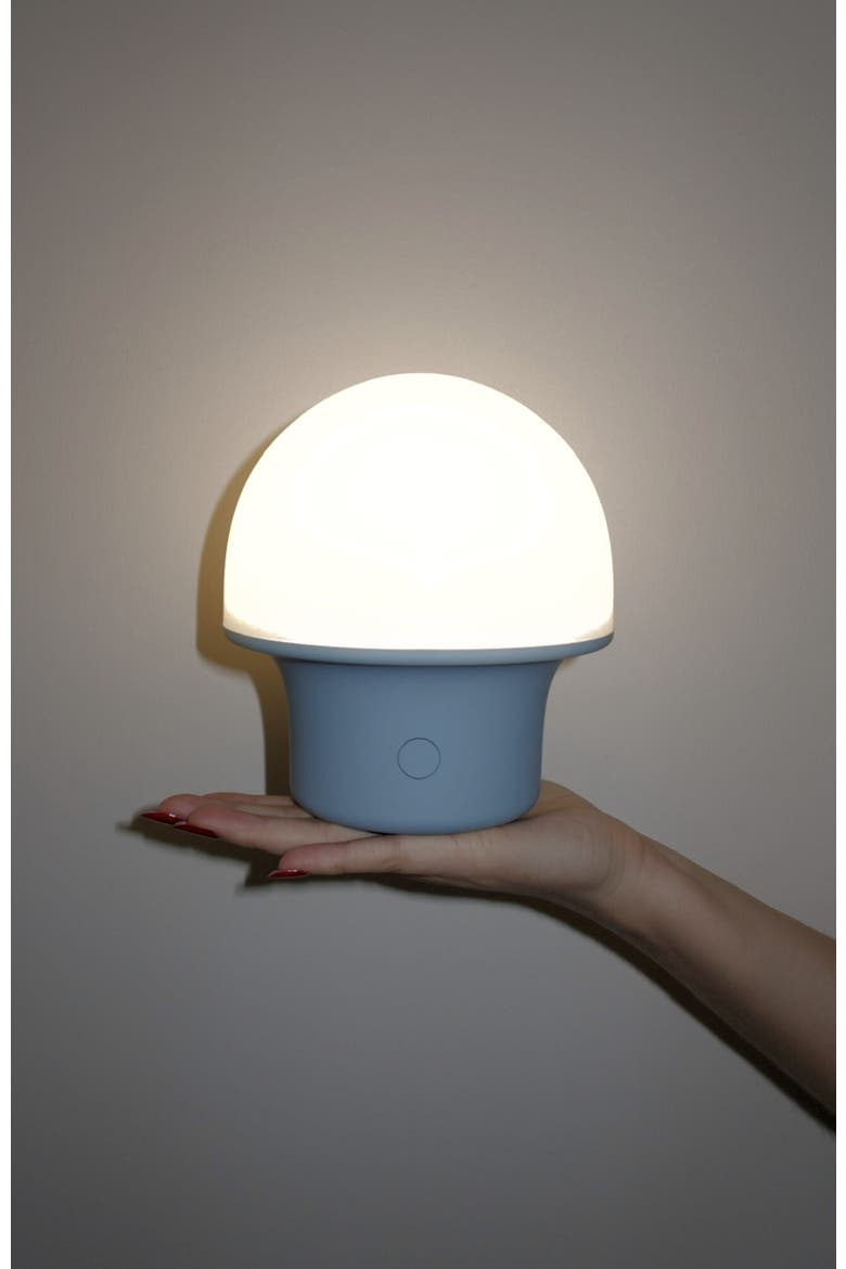 Portobello 6.6" Indoor/Outdoor USB-C Rechargeable Portable LED Table Lamp with 3-Way Dimmer, Alternate, color, Light Blue